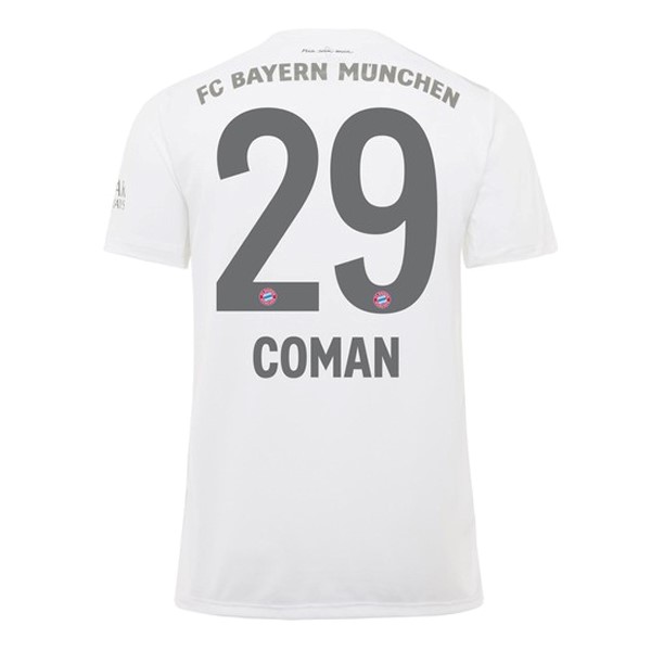 Trikot Bayern München NO.29 Coman Auswarts 2019-20 Weiß Fussballtrikots Günstig